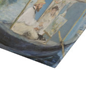 エドアードマネ – モネ絵画ズオンザズザズスタジオボート カッティングボード (角)