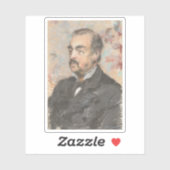 エドゥアルドマネ:ジュリアン・デ・ラ・ロケノワールポートレート シール (シート)