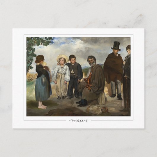 エドゥアルドマネ#123ファインアート ポストカード (正面)