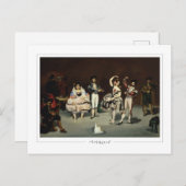 エドゥアルドマネ#18ファインアート ポストカード (正面/裏面)