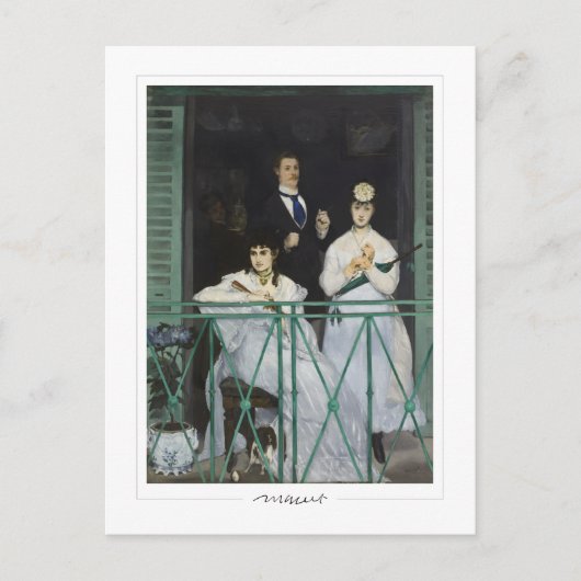 エドゥアルドマネ#188ファインアート ポストカード (正面)