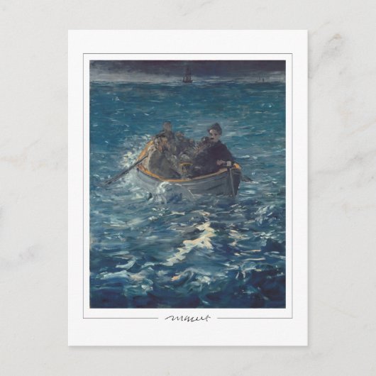 エドゥアルドマネ#27ファインアート ポストカード (正面)