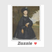 エドゥアルマネ – ポートレートオブマダムブリュネ シール (シート)