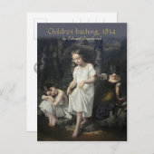 エドゥアードスティンブリュック子供入浴CC0561はがき ポストカード (正面/裏面)
