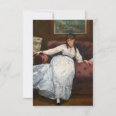 エドゥアードマネによる休息 サンキューカード (正面)