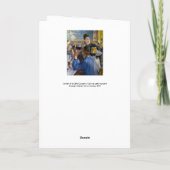 エドゥアードマネ – カフェコンサートのコーナー カード (裏面)