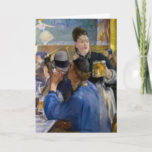 エドゥアードマネ – カフェコンサートのコーナー カード (正面)