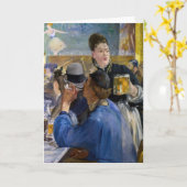 エドゥアードマネ – カフェコンサートのコーナー カード (黄色い花)