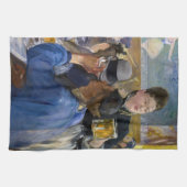 エドゥアードマネ – カフェコンサートのコーナー キッチンタオル (横)