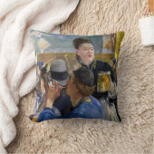 エドゥアードマネ – カフェコンサートのコーナー クッション (ブランケット)