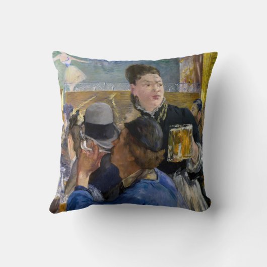 エドゥアードマネ – カフェコンサートのコーナー クッション (裏面)