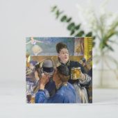 エドゥアードマネ – カフェコンサートのコーナー サンキューカード (スタンド正面)