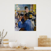 エドゥアードマネ – カフェコンサートのコーナー ポスター (キッチン)