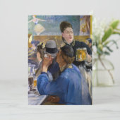 エドゥアードマネ – カフェコンサートのコーナー 招待状 (スタンド正面)