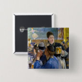 エドゥアードマネ – カフェコンサートのコーナー 缶バッジ (正面&裏面)