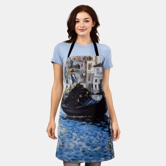 エドゥアードマネ – グランドカナル,ヴェネツィア エプロン (着用した状態)