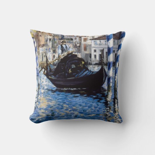 エドゥアードマネ – グランドカナル，ヴェネツィア クッション (正面)