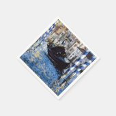 エドゥアードマネ – グランドカナル，ヴェネツィア スタンダードカクテルナプキン (角)
