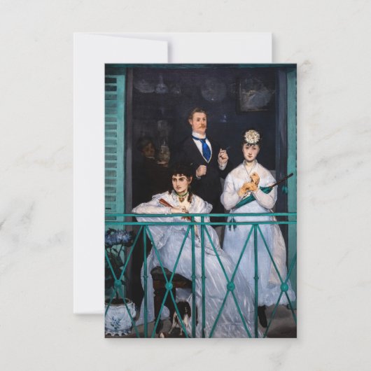 エドゥアードマネ – ザバルコニー/ルバルコン サンキューカード (正面)