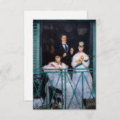 エドゥアードマネ – ザバルコニー/ルバルコン サンキューカード (正面/裏面)