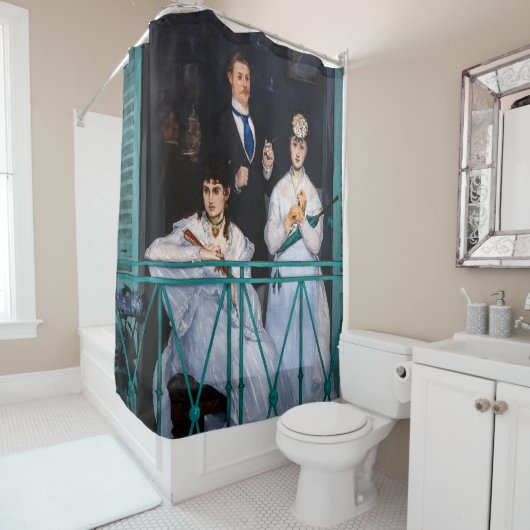 エドゥアードマネ – ザバルコニー/ルバルコン シャワーカーテン (インサイチュ)