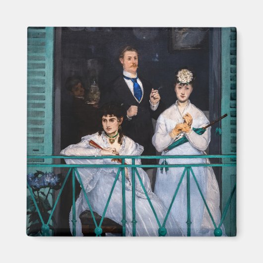 エドゥアードマネ – ザバルコニー/ルバルコン マグネット (正面)