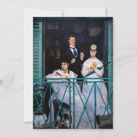 エドゥアードマネ – ザバルコニー/ルバルコン 招待状 (正面)