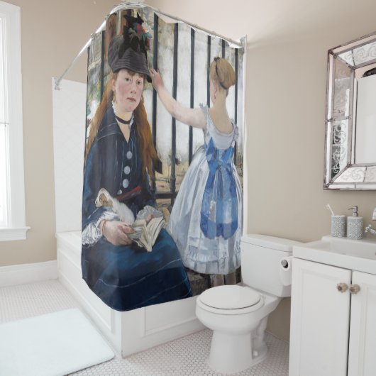 エドゥアードマネ – ザレイルウェイ シャワーカーテン (インサイチュ)