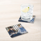 エドゥアードマネ – ザレイルウェイ スクエアペーパーコースター (インサイチュ)