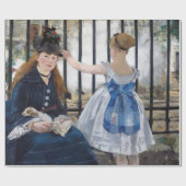 エドゥアードマネ – ザレイルウェイ ラッピングペーパー (フラット)