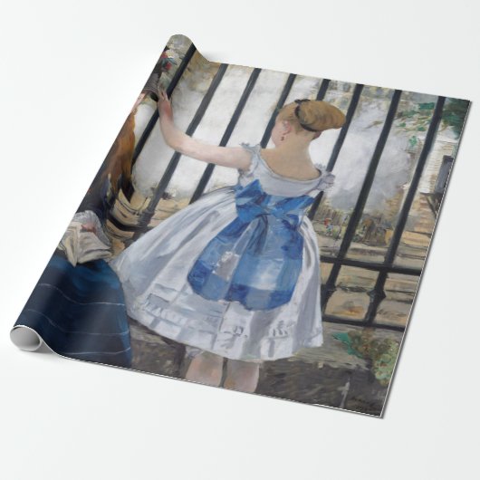 エドゥアードマネ – ザレイルウェイ ラッピングペーパー (アンロールド)