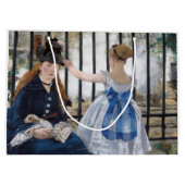 エドゥアードマネ – ザレイルウェイ ラージペーパーバッグ (裏面)