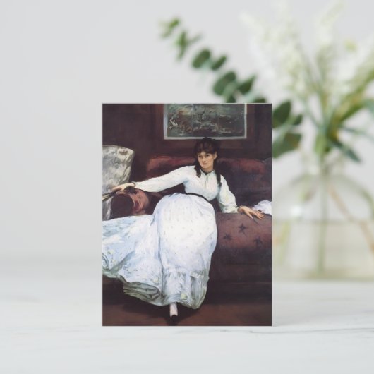 エドゥアードマネ – ザ残りの部分、ベルザモリソトポートレート ポストカード (スタンド正面)