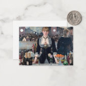 エドゥアードマネ – ザ・フォリー – ベルグレバー ノートカード (正面/裏面インサイチュ)