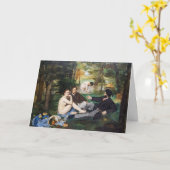 エドゥアードマネ – Luncheon the Grass カード (黄色い花)