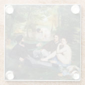 エドゥアードマネ – Luncheon the Grass ガラスコースター (裏面)