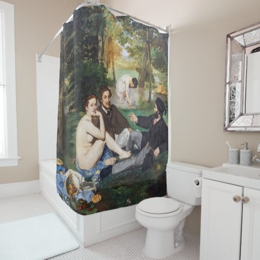 エドゥアードマネ – Luncheon the Grass シャワーカーテン (インサイチュ)