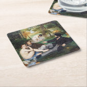 エドゥアードマネ – Luncheon the Grass スクエアペーパーコースター (アングル)
