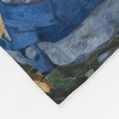 エドゥアードマネ – Luncheon the Grass フリースブランケット (角)