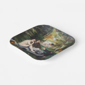 エドゥアードマネ – Luncheon the Grass ペーパープレート (傾斜あり)