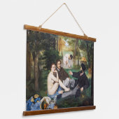 エドゥアードマネ – Luncheon the Grass 吊り下げ型タペストリー (傾斜あり)