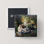 エドゥアードマネ – Luncheon the Grass 缶バッジ (正面&裏面)