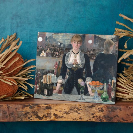 エドゥアードマネAバーアットザフォリー – ベルジェール フォトプラーク (側面)