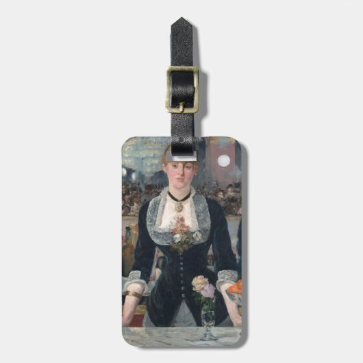 エドゥアードマネAバーアットザフォリー – ベルジェール ラゲッジタグ (正面縦)