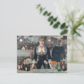 エドゥアードマネ's Aバーアットザフォリー – ベルジェール ポストカード (スタンド正面)