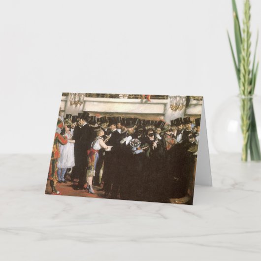 エドゥアール・マネによるオペラの仮面ボール シーズンカード (正面)