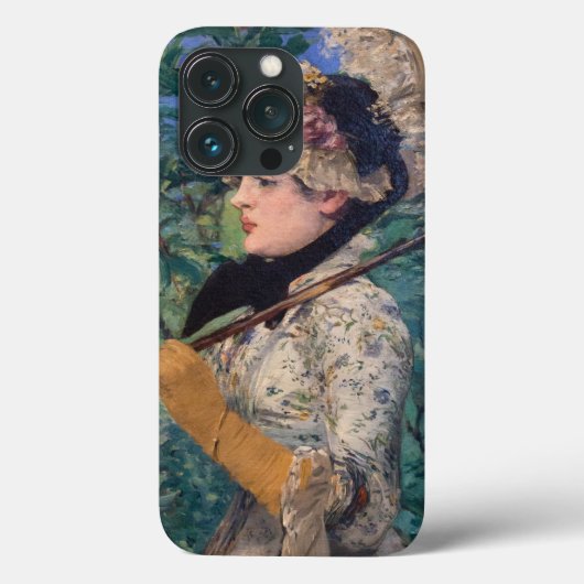 エドゥアール・マネによる「ジャンヌ(春)」 Case-Mate iPhoneケース (裏面)