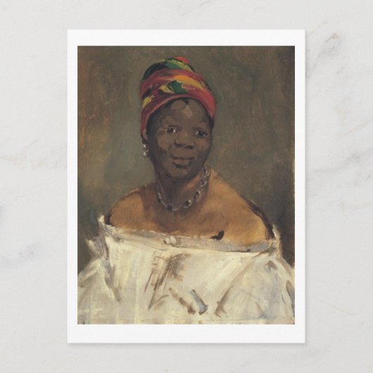 エドゥアール・マネのラ・ネグレッス ポストカード (正面)