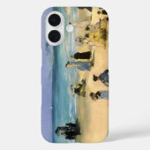 エドゥアール・マネの『ブローニュの浜』、ヴィンテージ・アート Case-Mate iPhoneケース (裏面)