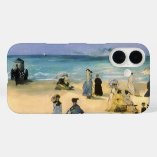 エドゥアール・マネの『ブローニュの浜』、ヴィンテージ・アート iPhone 16ケース